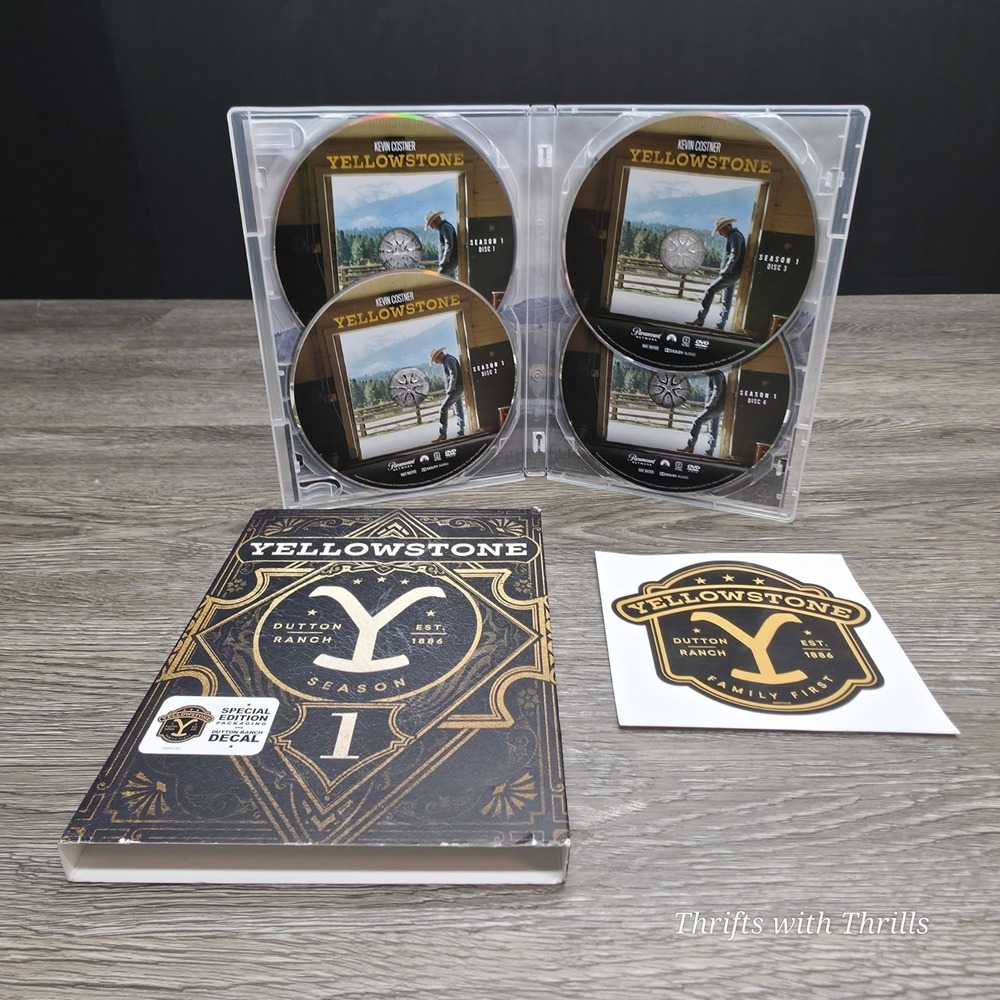 Yellowstone: Season‎ 1 (DVD, 2018)